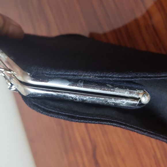 Evening/ Party Black Mini Handbag. - Picture 12 of 14